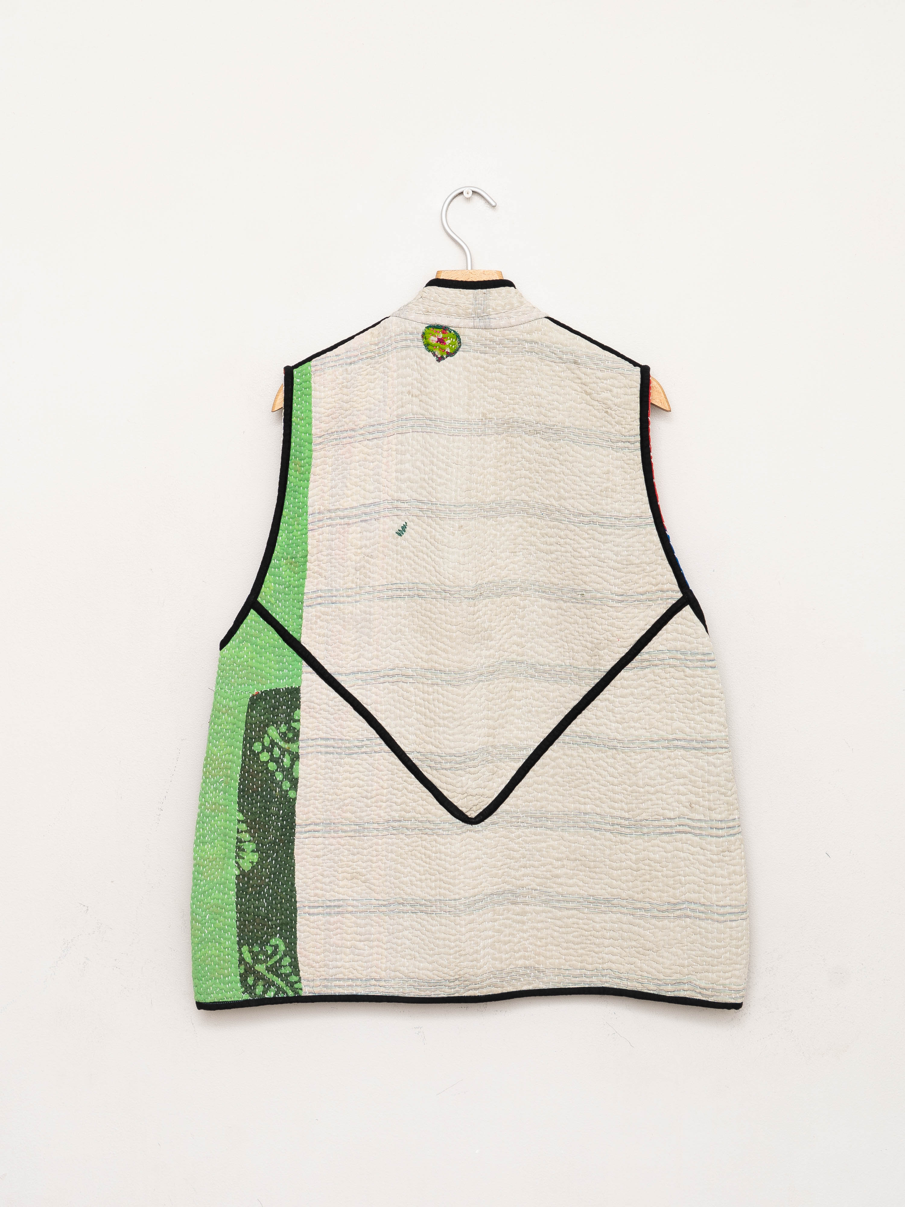The Ladhiya Quilted Patchwork Kantha Vest
