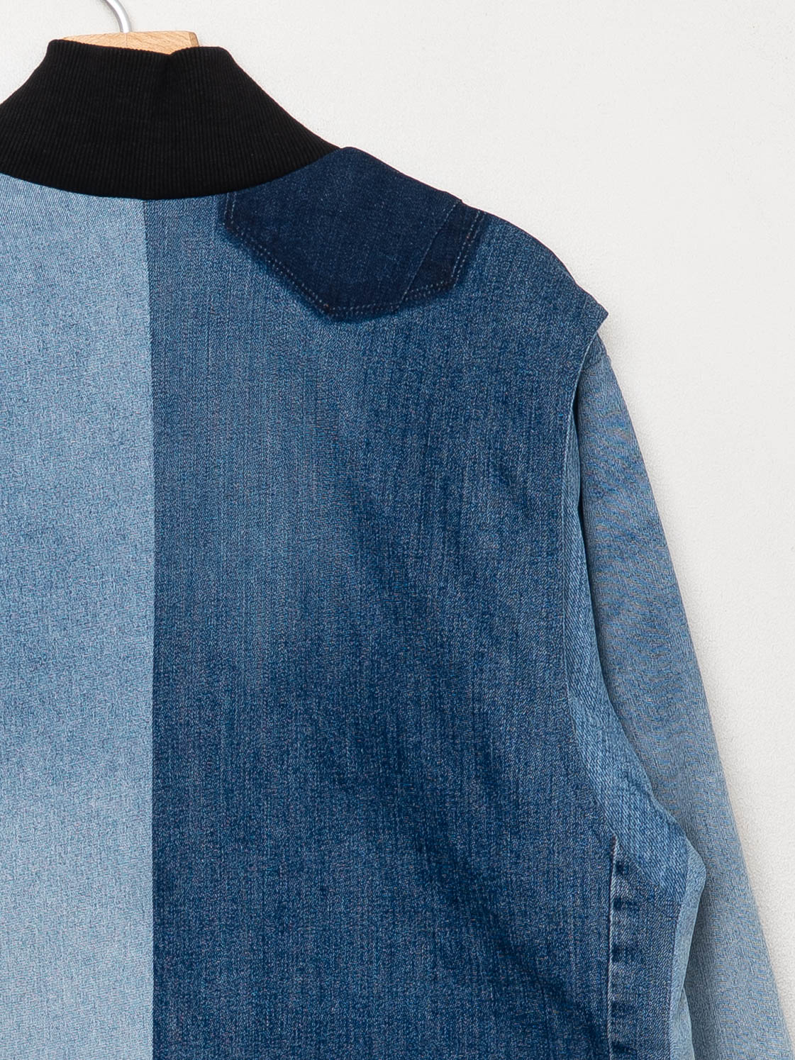 The Veda Denim Bomber Jacket - Large