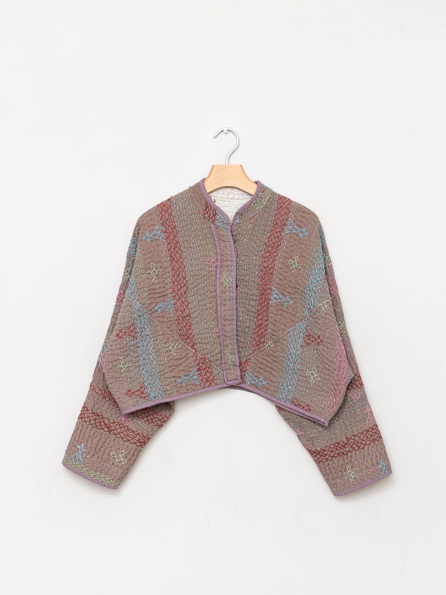 The Kaira Cropped Saami Quilt Jacket