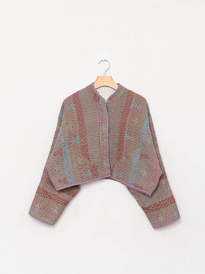 The Kaira Cropped Saami Quilt Jacket