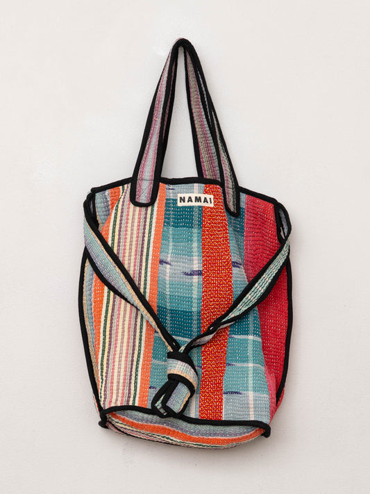 The Xoti II Zero-Waste Quilted Kantha Bag