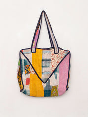 The Raksa Quilted Kantha Bag