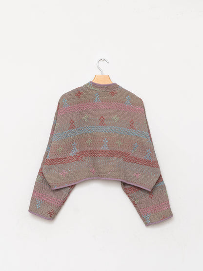The Kaira Cropped Saami Quilt Jacket