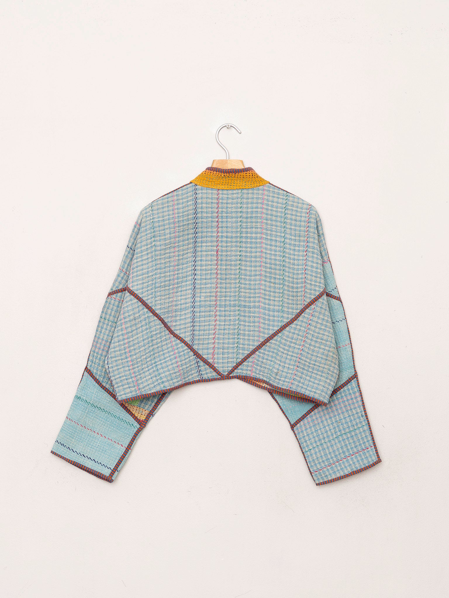 The Kaira Cropped Quilted Patchwork Kantha Jacket Wholesale