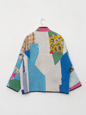 The Ladhiya Quilted Patchwork Kantha Jacket