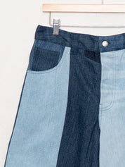 The Bindu Denim Bermuda Culotte Pant - Medium