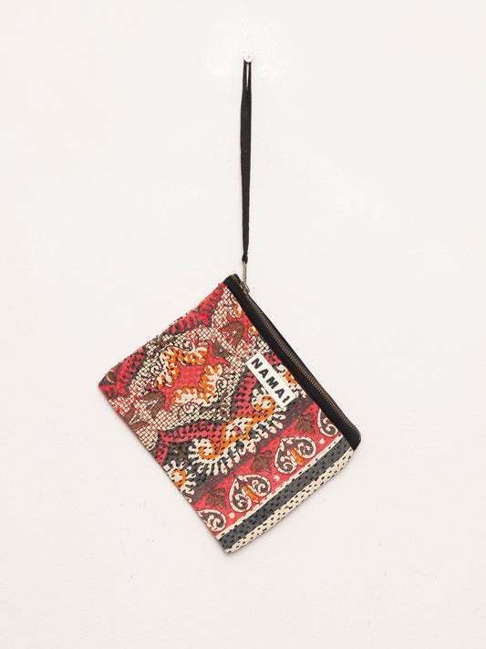 The Biju Vintage Kantha Quilted Zipper Pouch