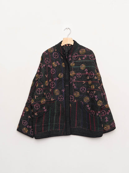 The Ladhiya Suzani Quilted Kantha Jacket