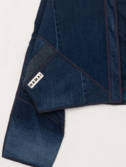 The Kaira Cropped Denim Jacket - Medium