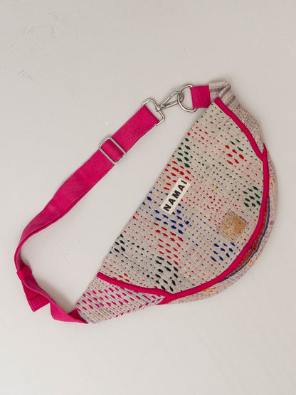 The Faiza Quilted Kantha Belt Bag