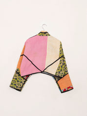 The Kaira Cropped Quilted Patchwork Kantha Jacket Wholesale