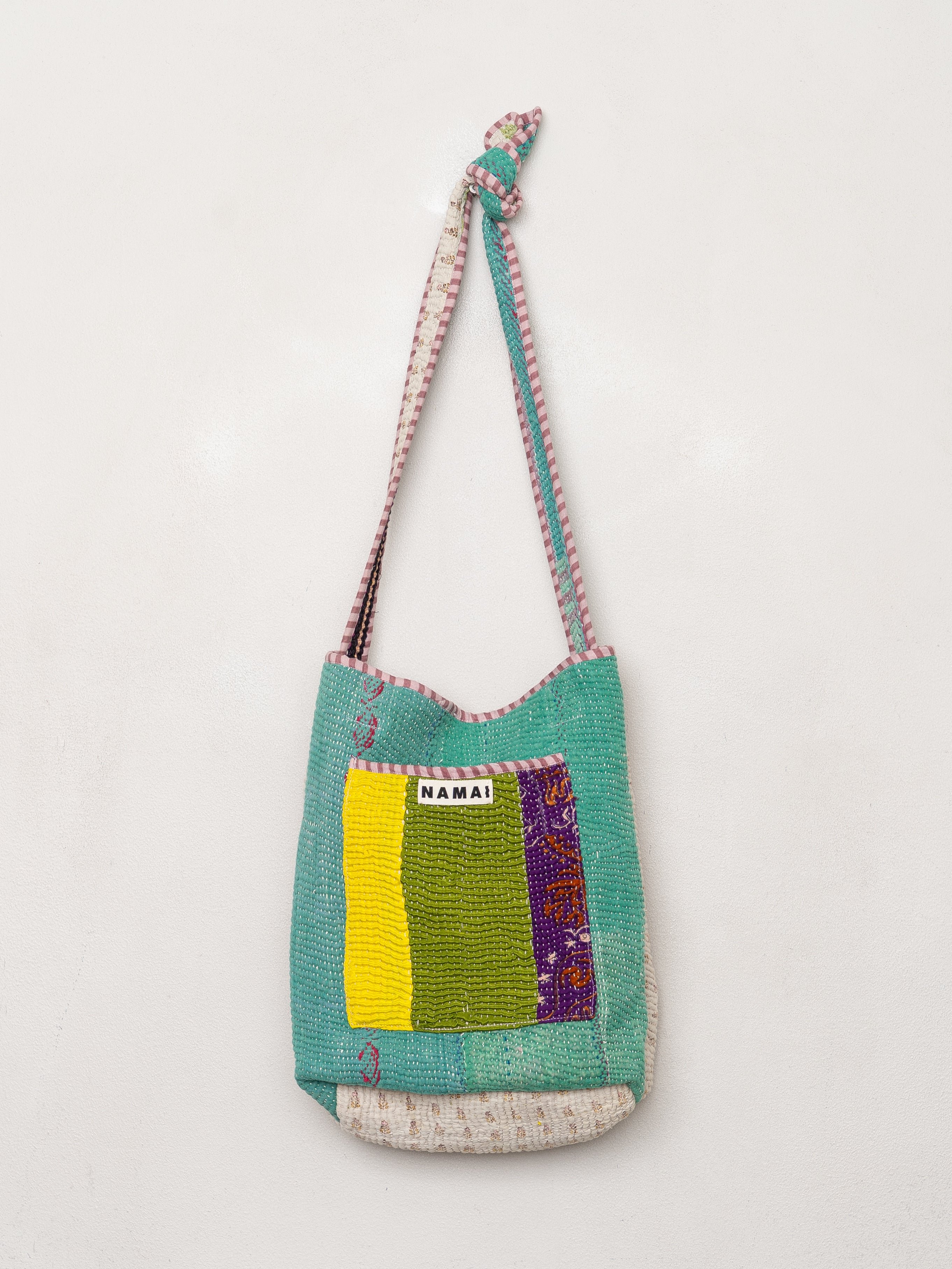 The Xoti II Zero-Waste Quilted Kantha Bag