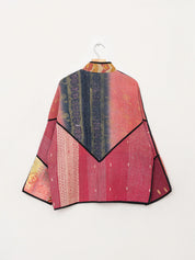 The Ladhiya Quilted Patchwork Kantha Jacket