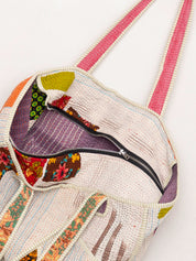 The Raksa Quilted Kantha Bag