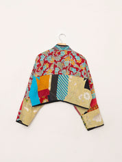 The Kaira Cropped Quilted Patchwork Kantha Jacket Wholesale
