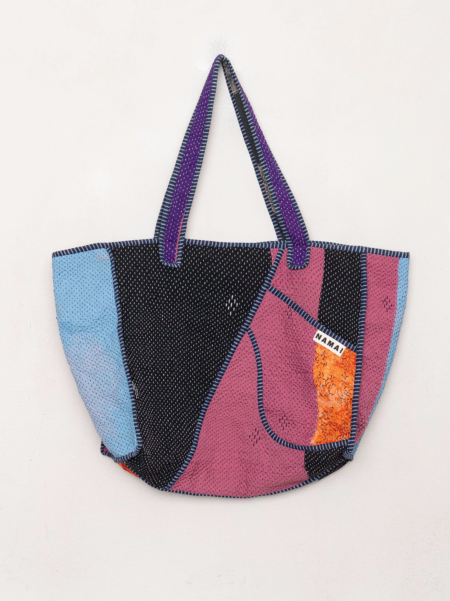 The Raksa Quilted Kantha Bag