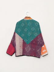 The Ladhiya Quilted Patchwork Kantha Jacket