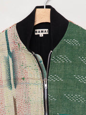 The Veda Quilted One-of-a-Kind Bomber Jacket - Medium