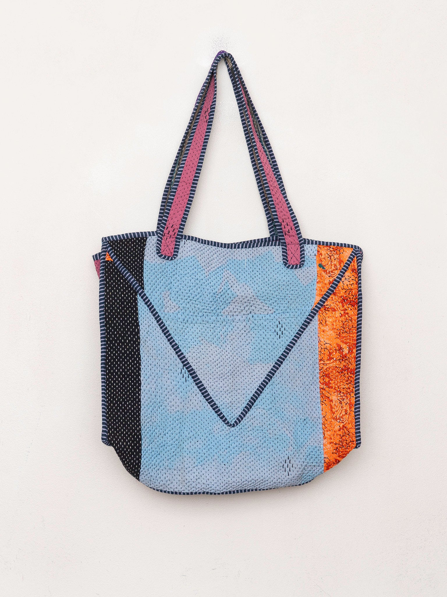 The Raksa Quilted Kantha Bag