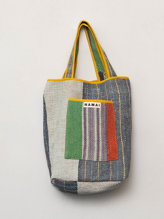 The Xoti II Zero-Waste Quilted Kantha Bag