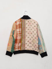 The Veda Quilted One-of-a-Kind Bomber Jacket - Medium