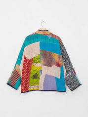 The Ladhiya Quilted Patchwork Kantha Jacket