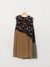 The Anan Short Dress  - Extra Small / Small - Upcycled Silk