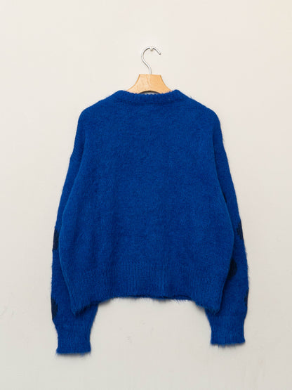 Degen Dots Sweater ~ Cerulean