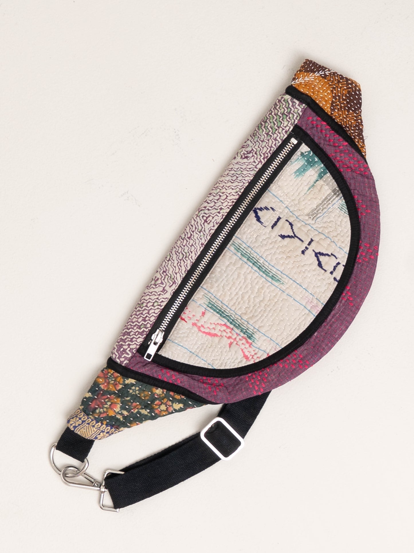 The Faiza Quilted Kantha Belt Bag