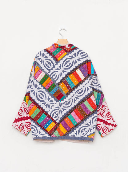 The Ishani Suzani Cut Out Kantha Jacket