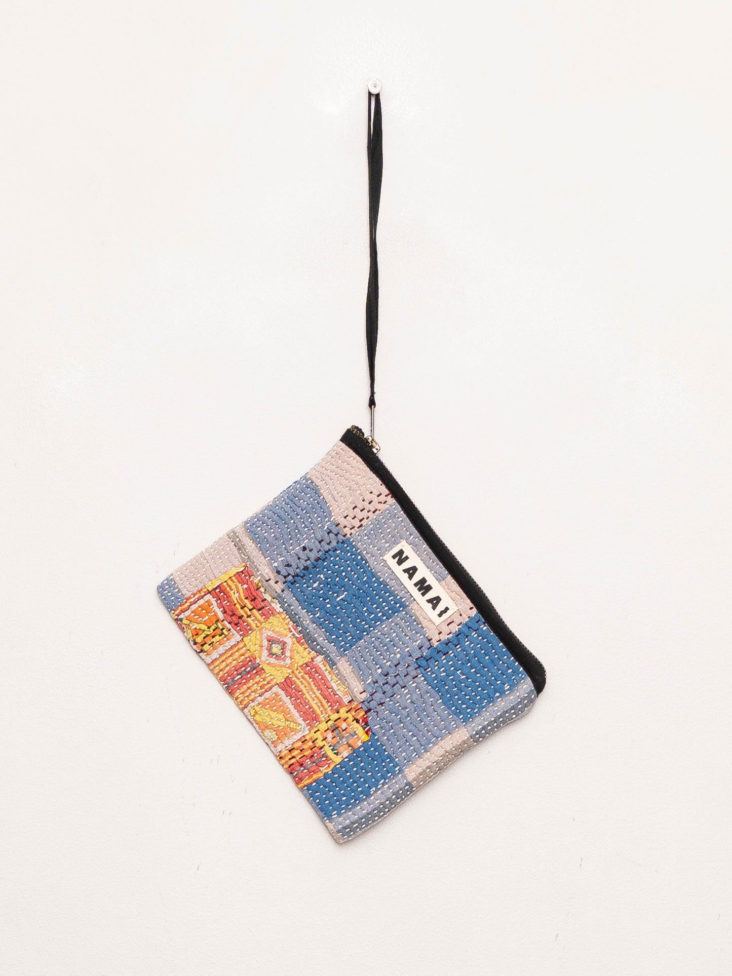 The Biju Vintage Kantha Quilted Zipper Pouch