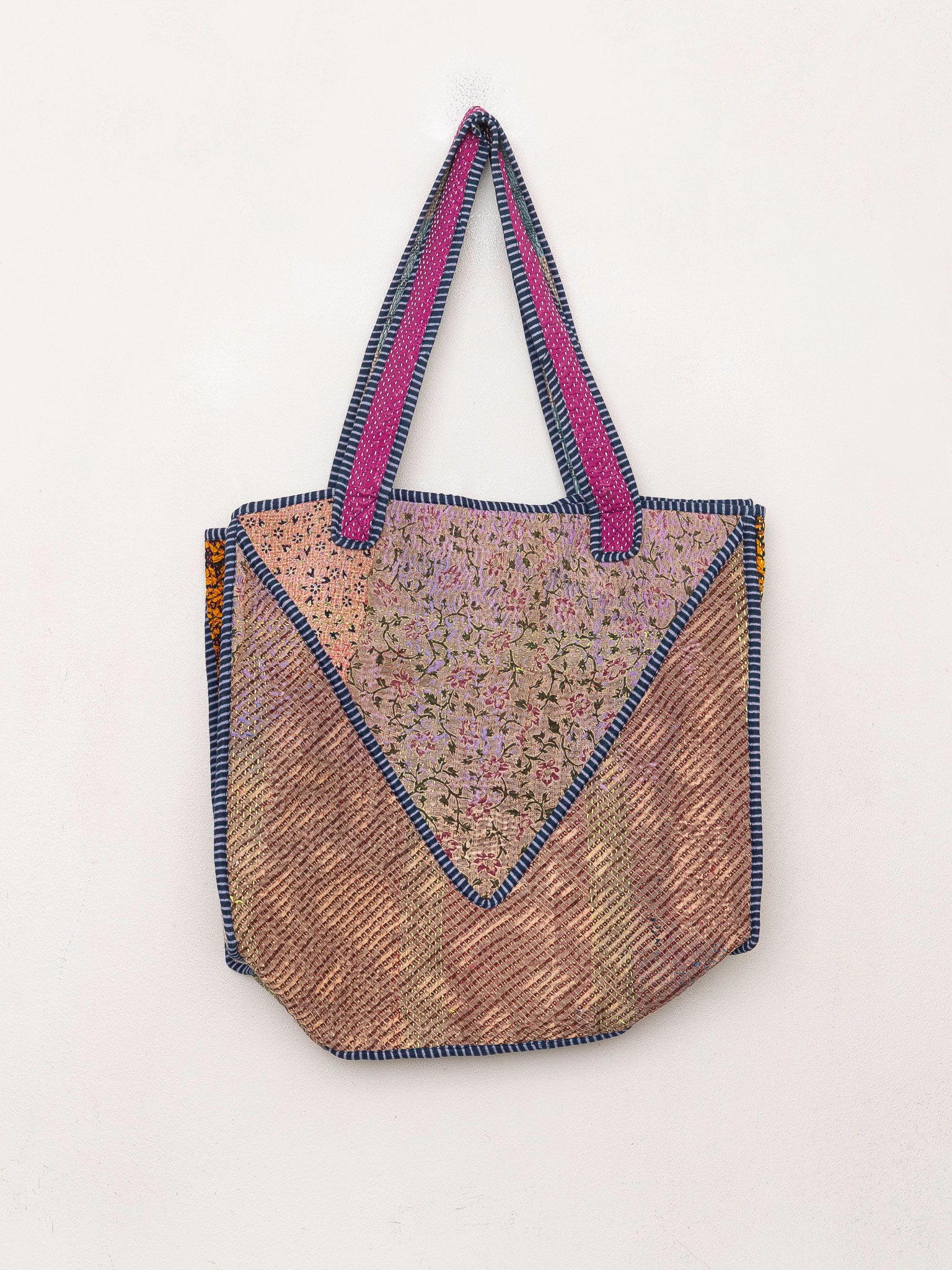 The Raksa Quilted Kantha Bag