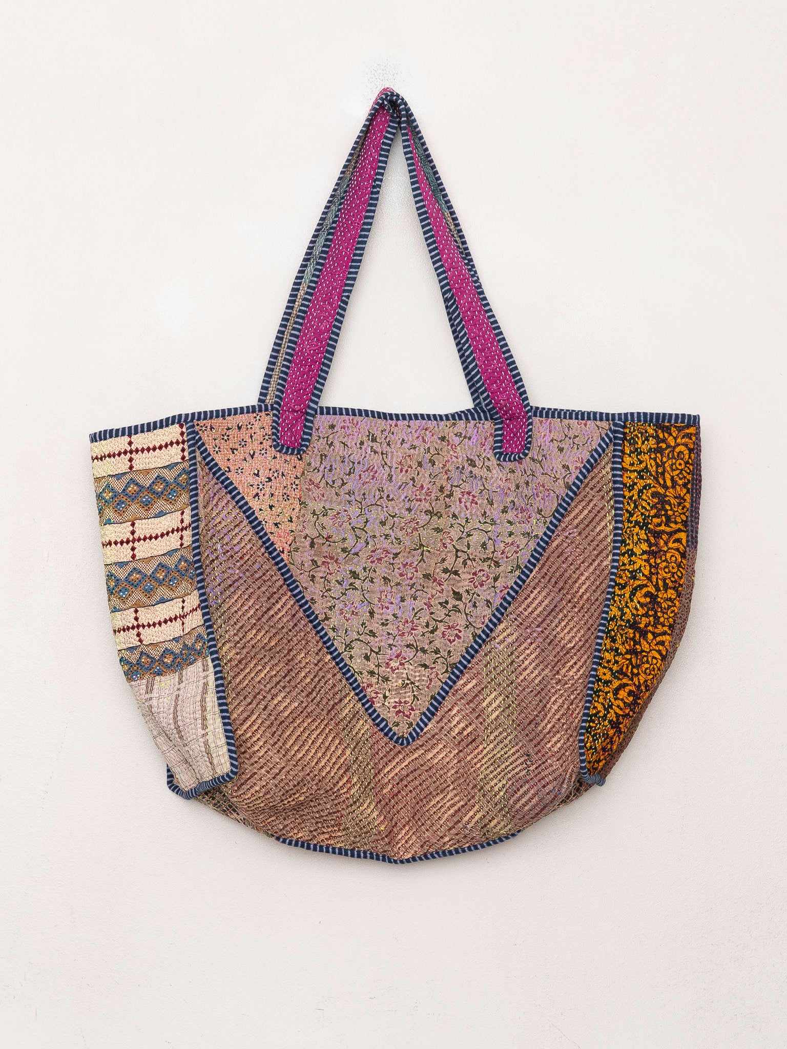 The Raksa Quilted Kantha Bag
