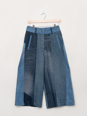 The Nadi Denim Flared Culotte Jeans - Small