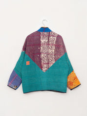The Ladhiya Quilted Patchwork Kantha Jacket