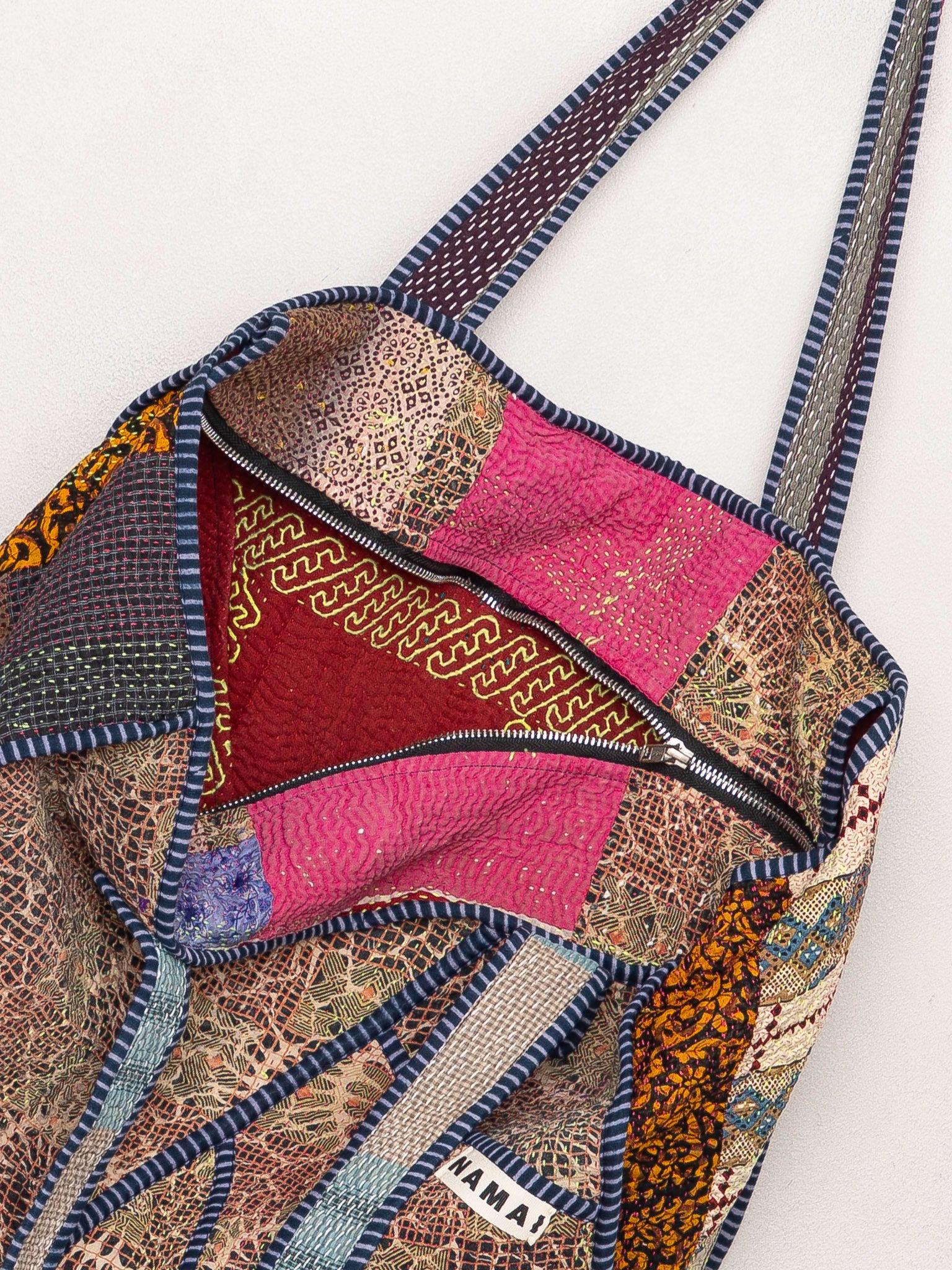 The Raksa Quilted Kantha Bag