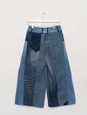The Nadi Denim Flared Culotte Jeans - Small