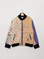 The Veda Quilted One-of-a-Kind Bomber Jacket - Medium
