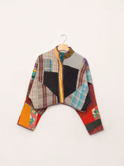 The Kaira Cropped Quilted Patchwork Kantha Jacket Wholesale