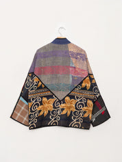 The Ladhiya Quilted Patchwork Kantha Jacket