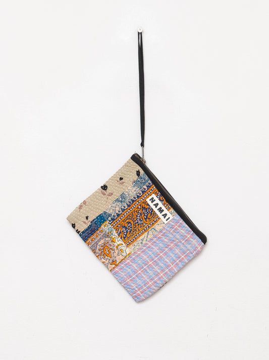 The Biju Vintage Kantha Quilted Zipper Pouch