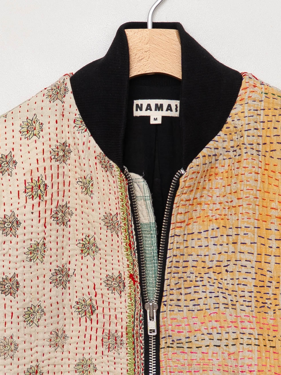 The Veda Quilted One-of-a-Kind Bomber Jacket - Medium