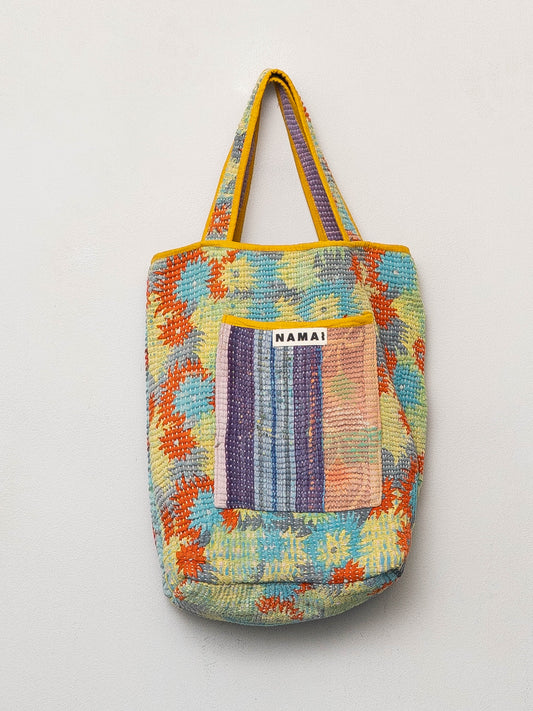 The Xoti II Zero-Waste Quilted Kantha Bag