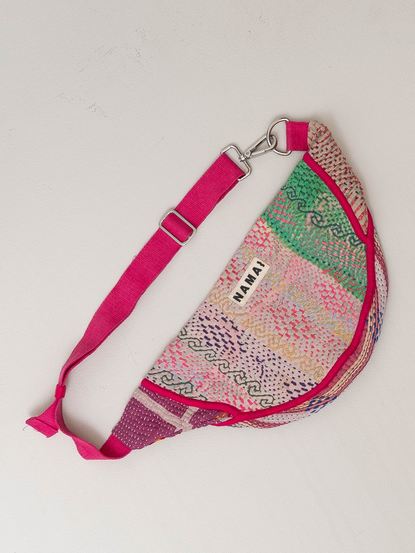 The Faiza Quilted Kantha Belt Bag