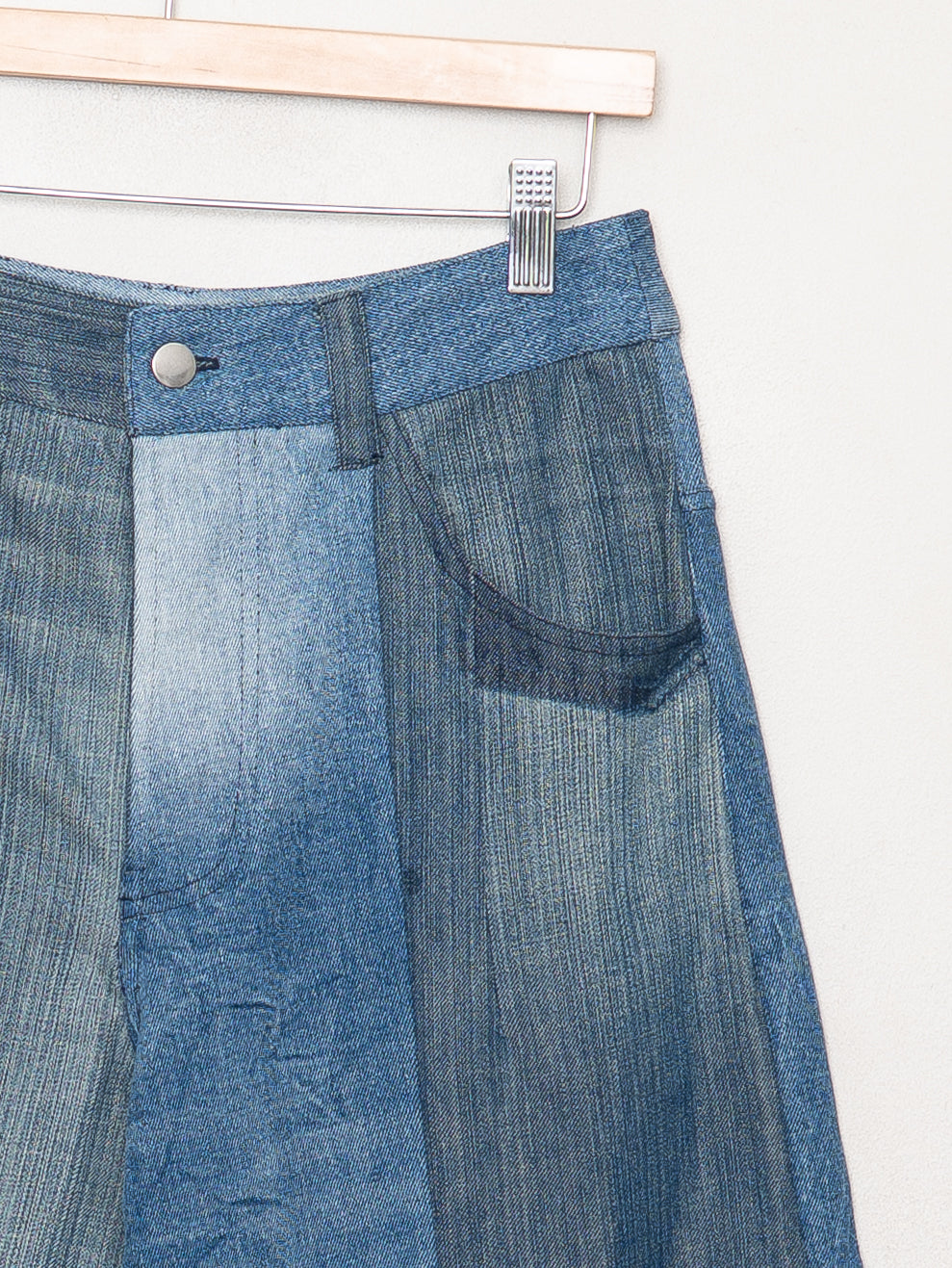 The Bindu Denim Bermuda Culotte Pant - Small