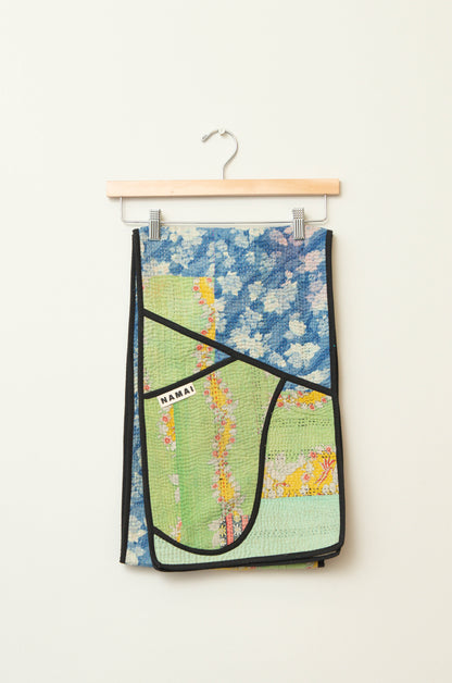 The Gopi Quilted Patchwork Kantha Pocket Scarf