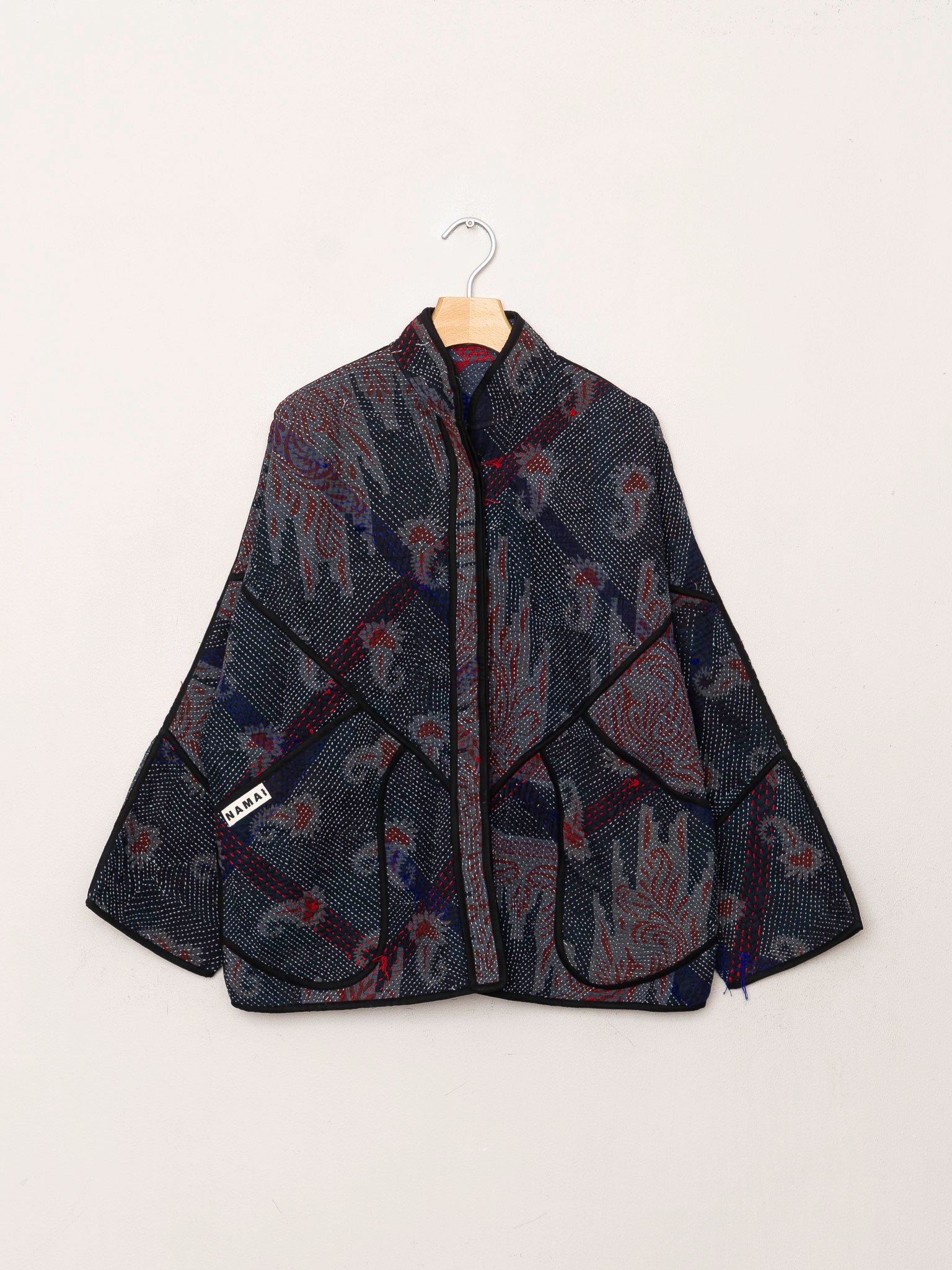 The Ladhiya Quilted Patchwork Kantha Jacket