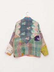 The Ladhiya Quilted Patchwork Kantha Jacket