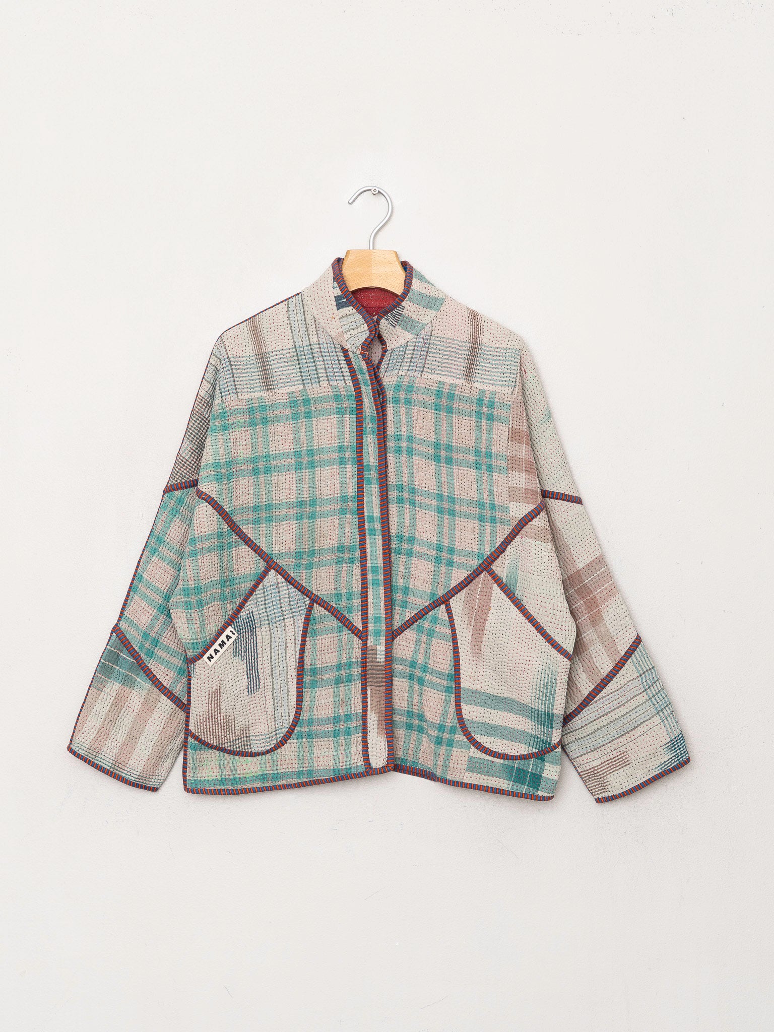 The Ladhiya Petite Quilted Patchwork Kantha Jacket Wholesale