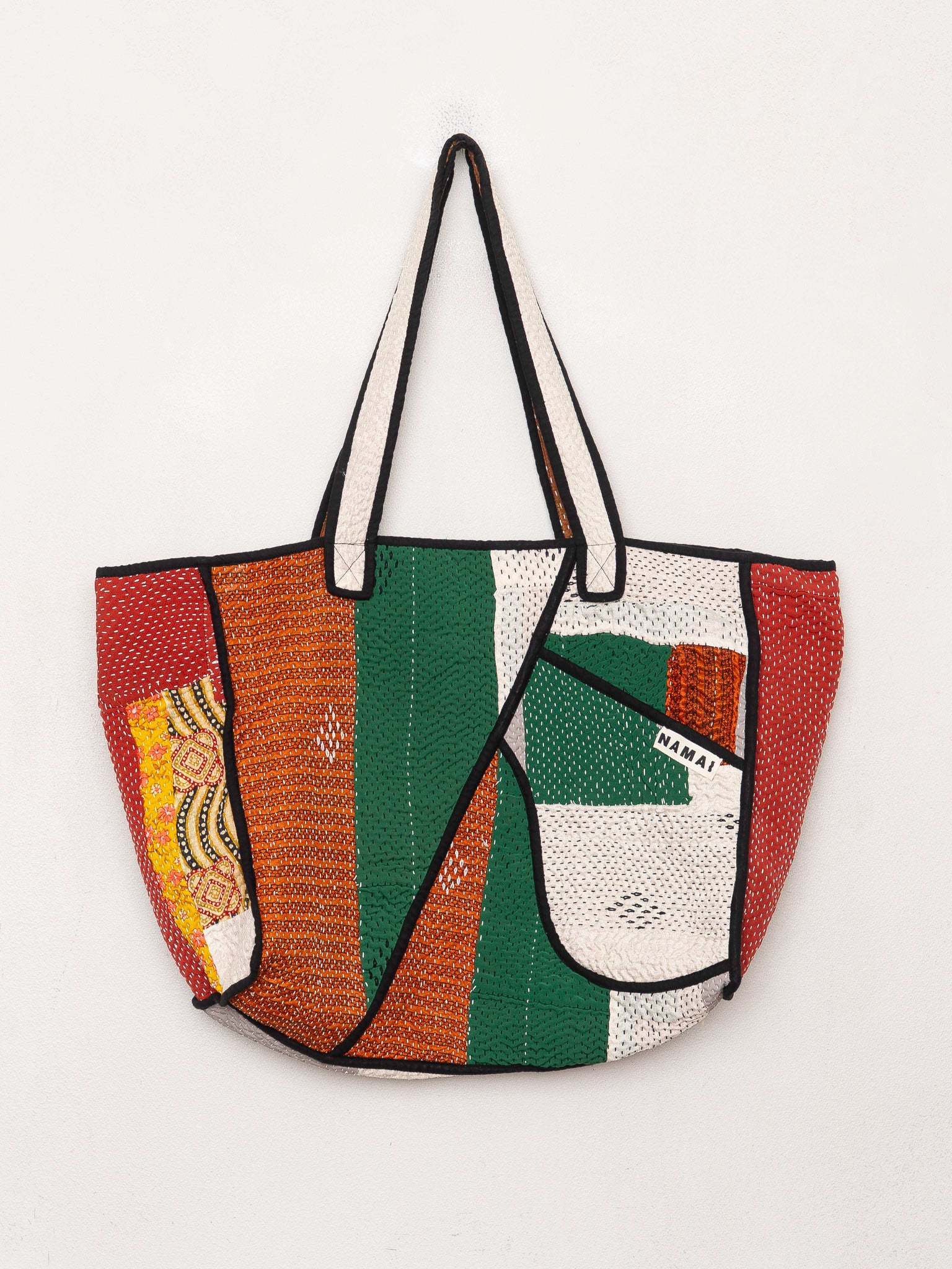 The Raksa Quilted Kantha Bag